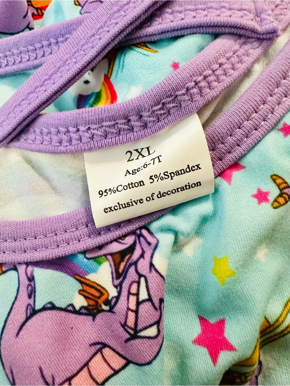 Girls Rainbow & Purple Figment Twirl Dress